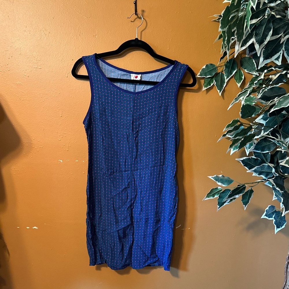 Blue & Pink Patterned dress/tunic